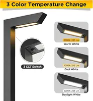 LED Low Voltage Landscape Pathway Light, 12V Premium 3000K/4000K/5000K Selectable Path Lights Wired, Modern Walkway Lights Outdo 2