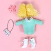 16cm Bjd OB11 Doll Fashion Clothes Dress 1/8 Accessories Suit Dress up For Girls Toy Gift 4