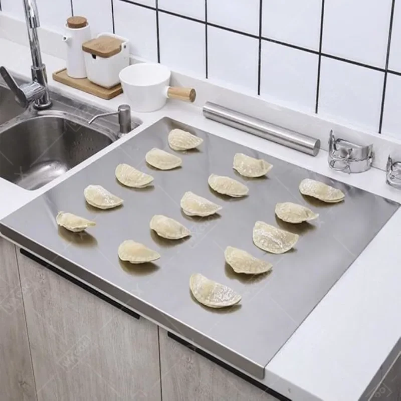 Acrylic Cutting Board with Lip - Clear Kitchen Countertop for Meat Bread  Fruit