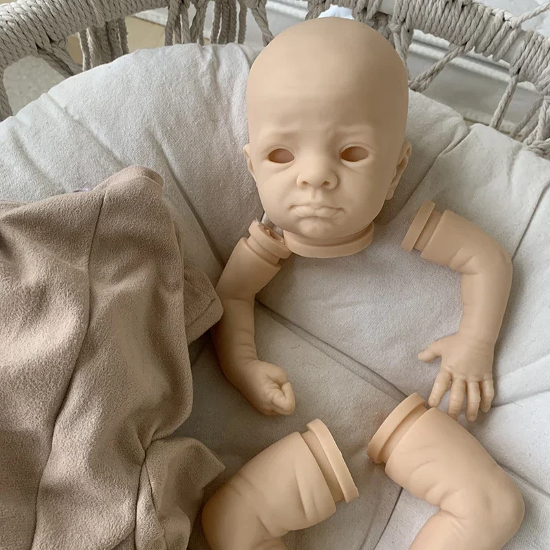 17インチのローザリボーンドールキット,関節式ボディを備えた