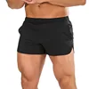 New muscle fitness outdoor shorts men's running training stretch slim fit gym casual training pants