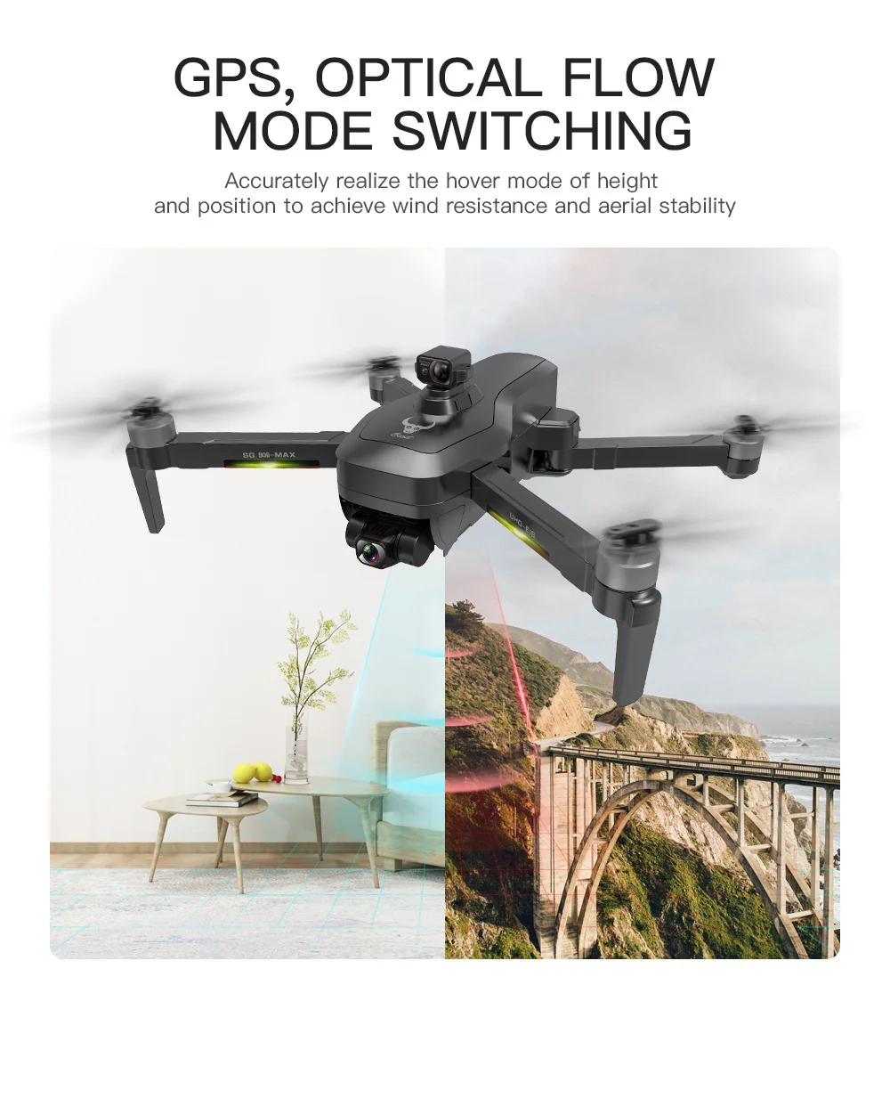 RC Quadcopter near me ZLRC SG906 MAX2 BEAST 3E Camera Drone 4K Professional GPS 4KM EIS 3-Axis Gimbal Dron 360 Obstacle Avoidance RC FPV Quadcopter fly x5 explorers 4ch 2.4 g remote control quadcopter