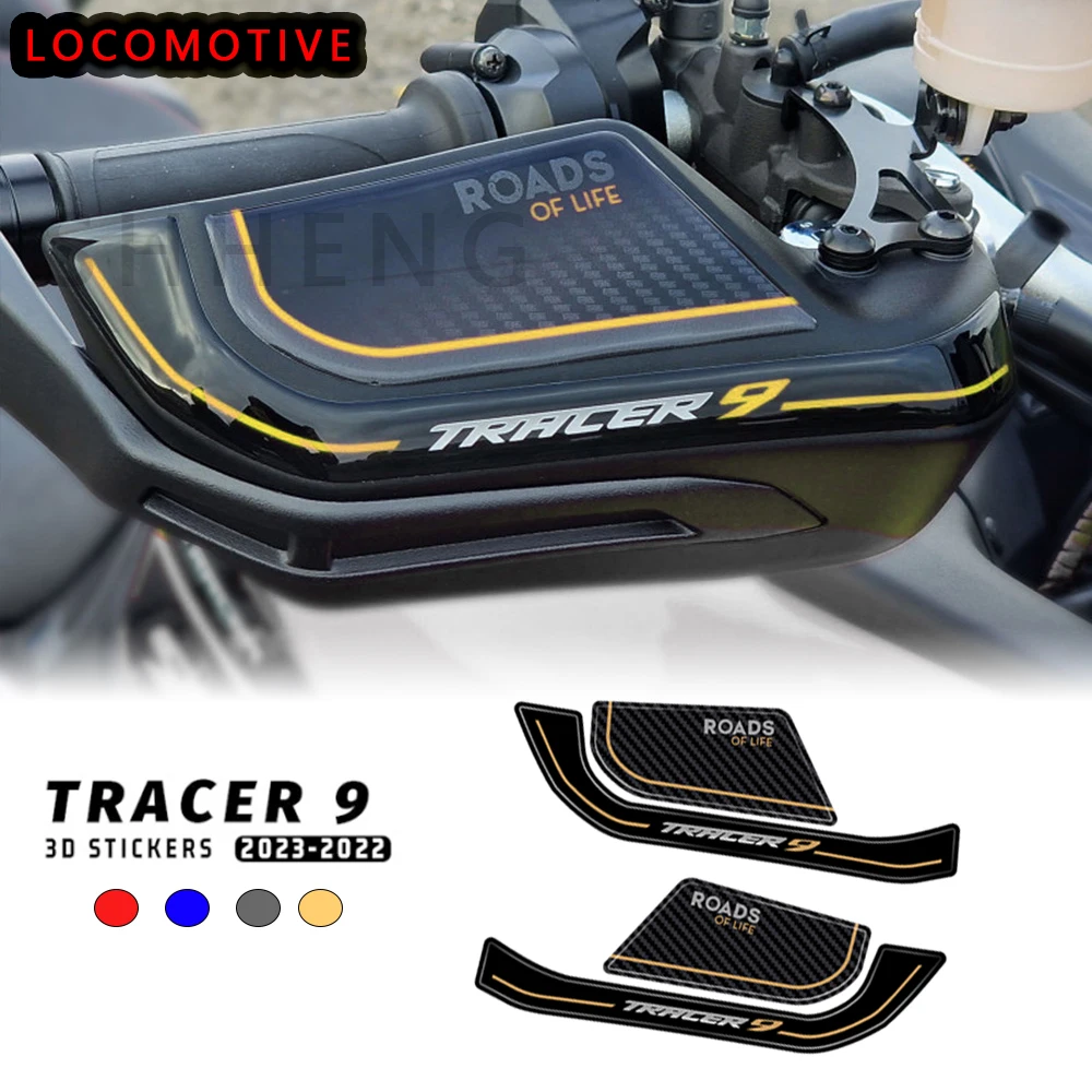 

Tracer 9 2023 Accessories Motorcycle Handguards 3D Gel Epoxy Resin Stickers for Yamaha Tracer 9 Tracer 9GT 2022 2023