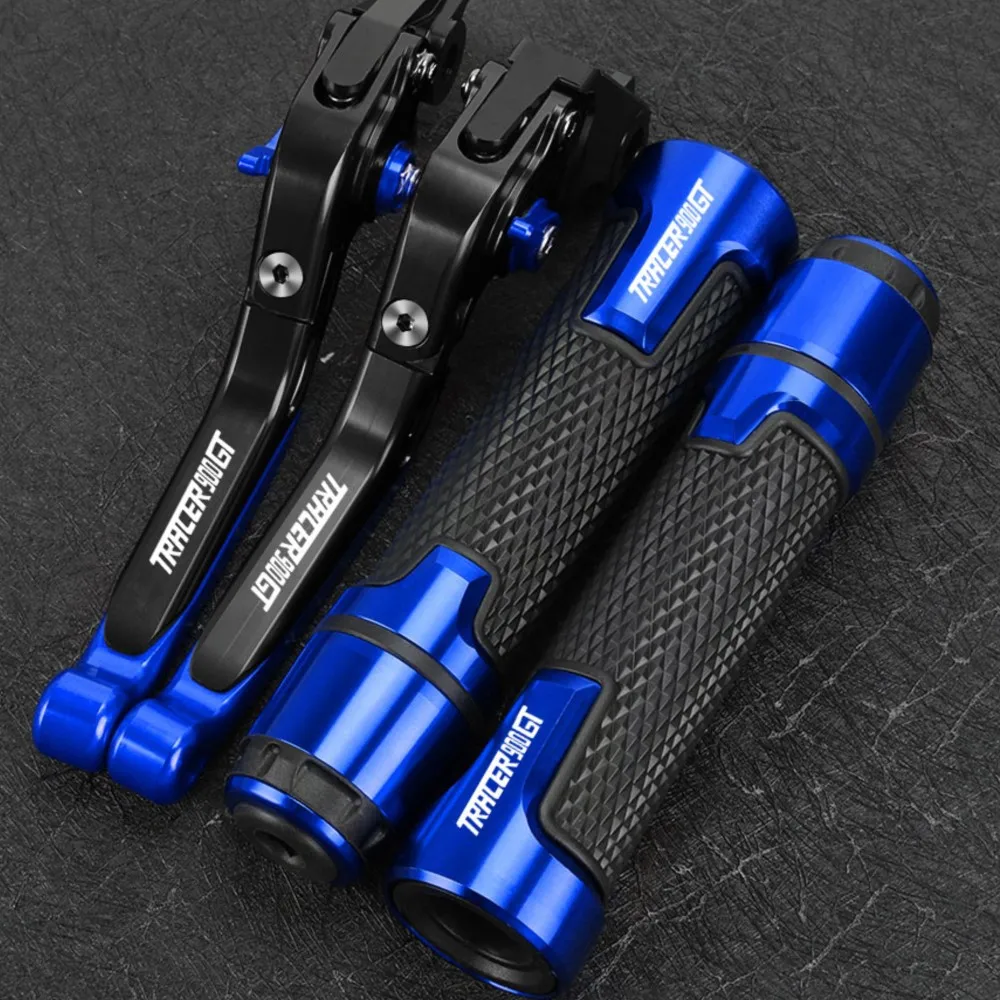 

For YAMAHA MT-09 SP Tracer 900 9 GT MT 09 MT09 2014-2023 Motorcycle Folding Adjustable Brake Clutch Levers Handlebar Grip Ends