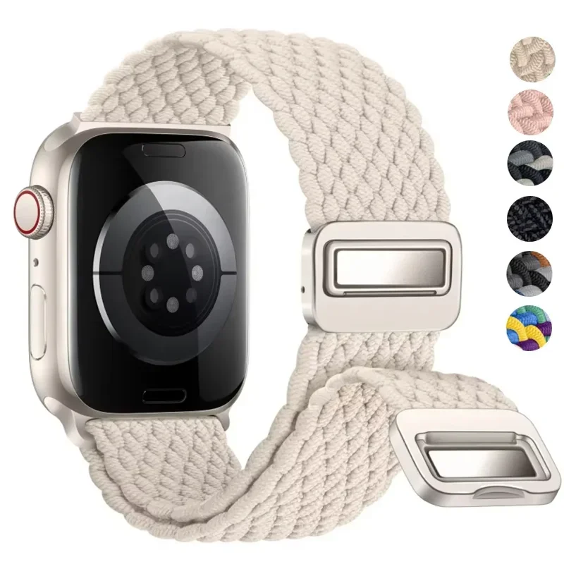 Braided Nylon Magnetic Band for Apple Watch