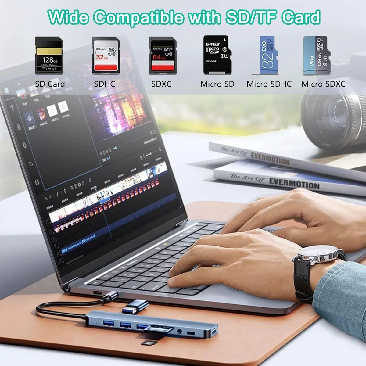 Premium Multi-Port USB 3.0 Hub with High-Speed Data Transfer