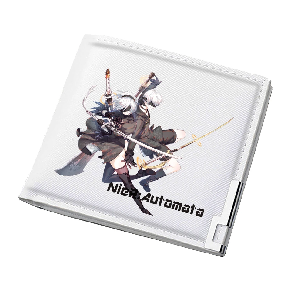 NieR:Automata Game Short Wallets YoRHa No.2 Print Cartoon Purses