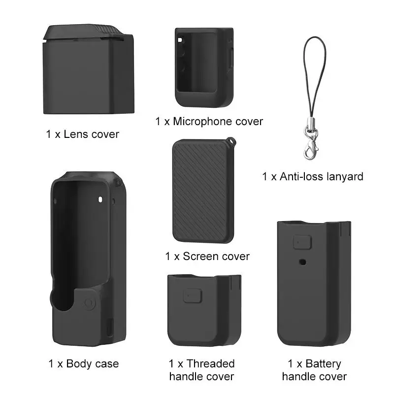 Silicone Protective Case with Lens Head Protector