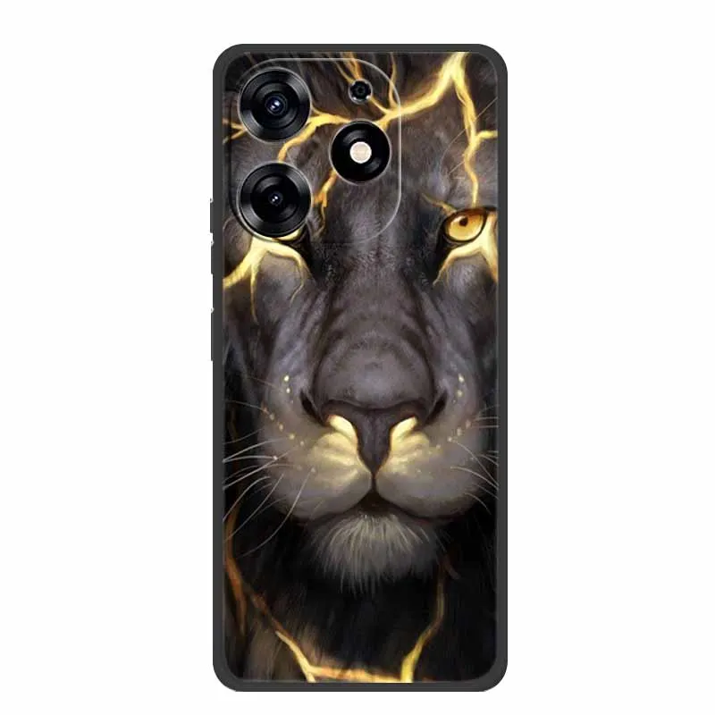 Black Silicone Soft Back Cover Case