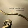 14K Gold Filled Hoop Earrings Modern Jewelry Minimalism Boho Brincos Gift Vintage Pendientes Oorbellen Earrings For Women 5