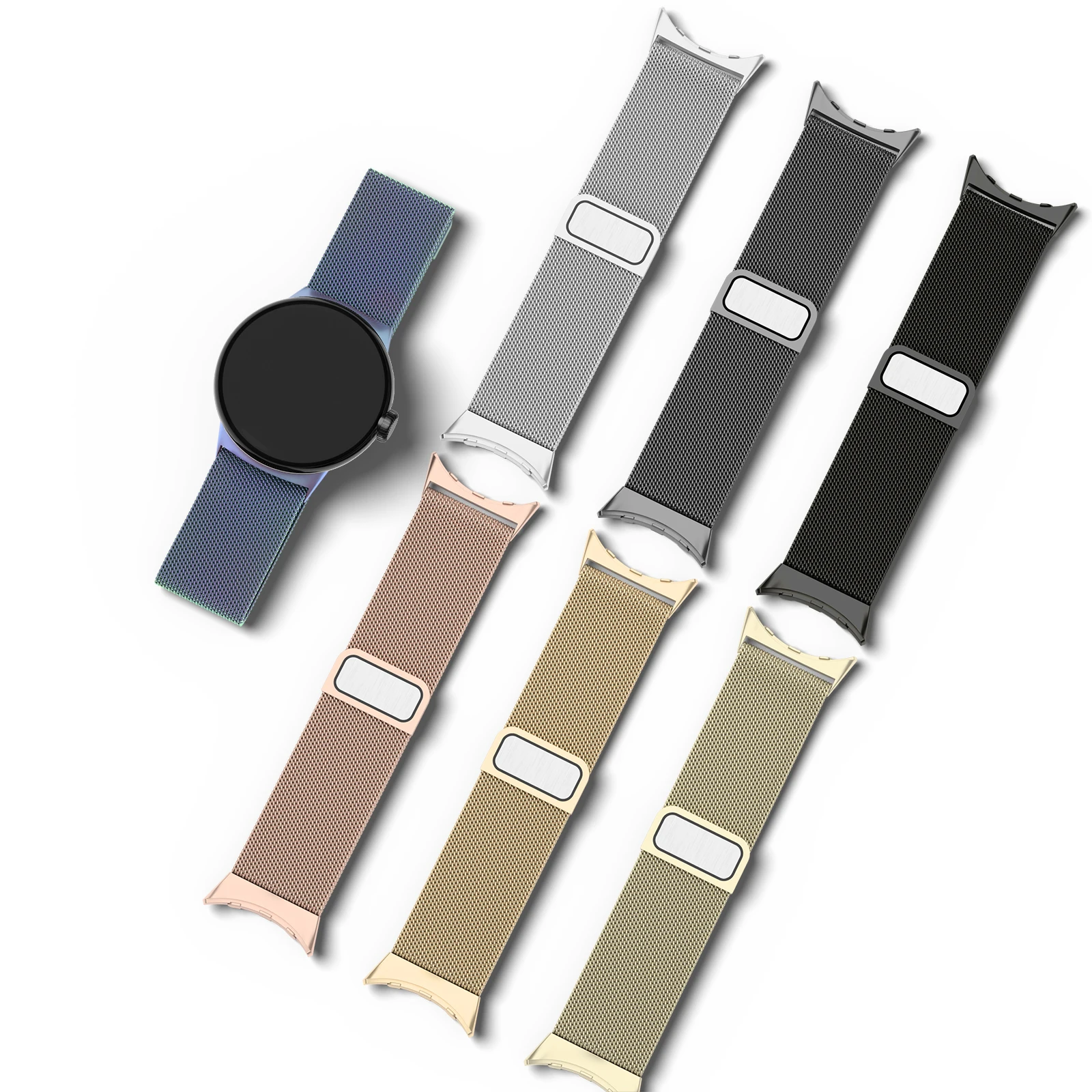 

Metal Magnetic Strap For Google Pixel Watch Band Bracelet Watchband For Google Pixel Watch Strap Stainless Steel Wristband
