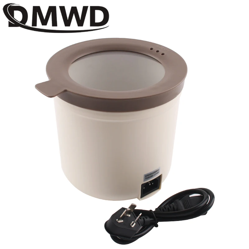 Electric Cooker DMWD Mini Rice Cooker Multifunction Skillet 1L Noodle Cooking Pot Egg Omelette Frying Pan Hotpot Baby Food Stew Cup Soup Heater