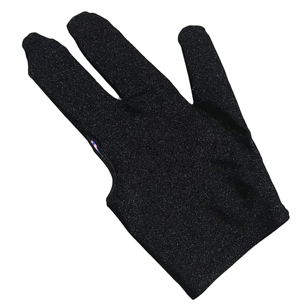 

Professional Billiards Three Finger Gloves Suitable for Left Right Handed Players Durable and Acid Alkali Resistant