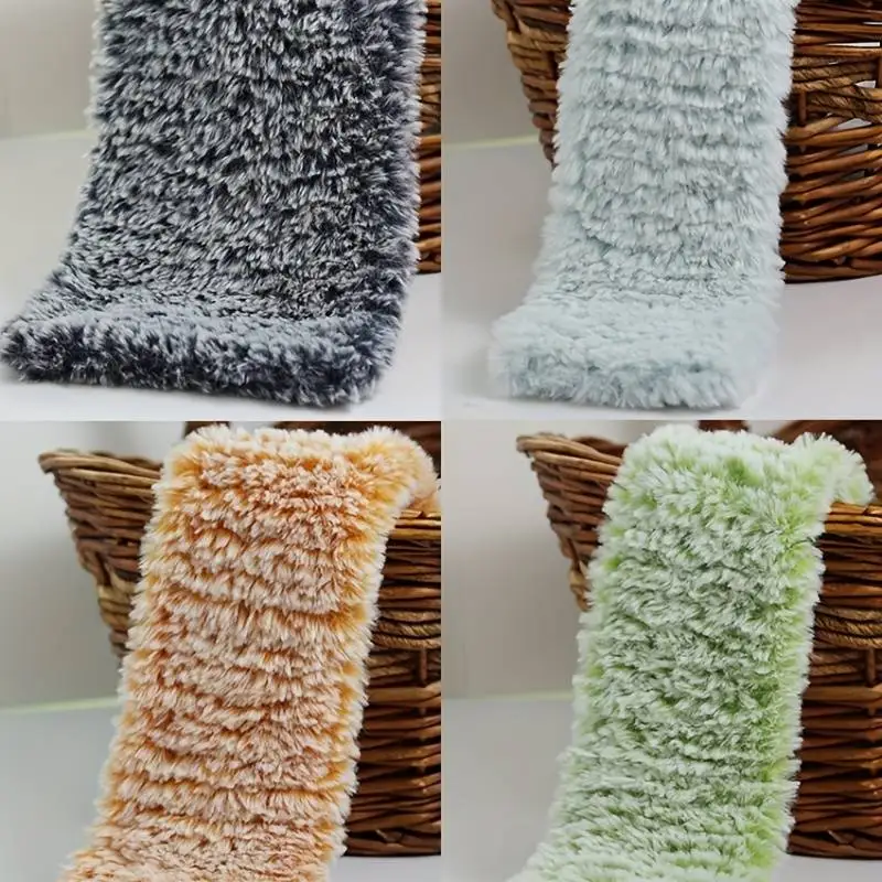 150 Grams/ 3 pieces each 50 Grams Faux Fur Yarns 100% Polyester Soft Knitting and Crochet Handmade Scarf Accessories and Home Pr 5