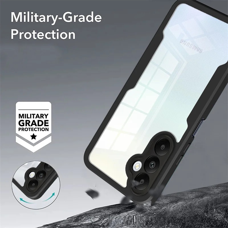 360 Full Screen Protector Hard PC Cover - Clear Shockproof Case