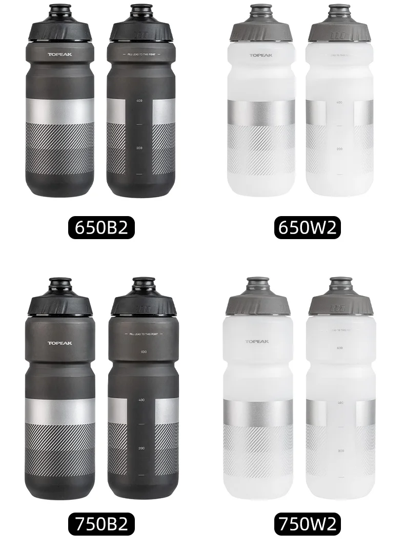 Description Picture 4 of itemTopeak Cycling Water Bottle 650/750ml Leak-proof Squeezable MTB Road Bike Water Bottle PP5 Outdoor Sports Bicycle Kettle
