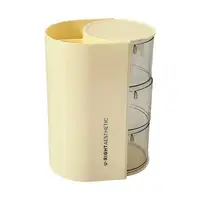 Hair Accessories Organizer Rotating Desktop Organizer 360-degree Rotatable Hair Accessories Makeup Brush Holder with for Small 1