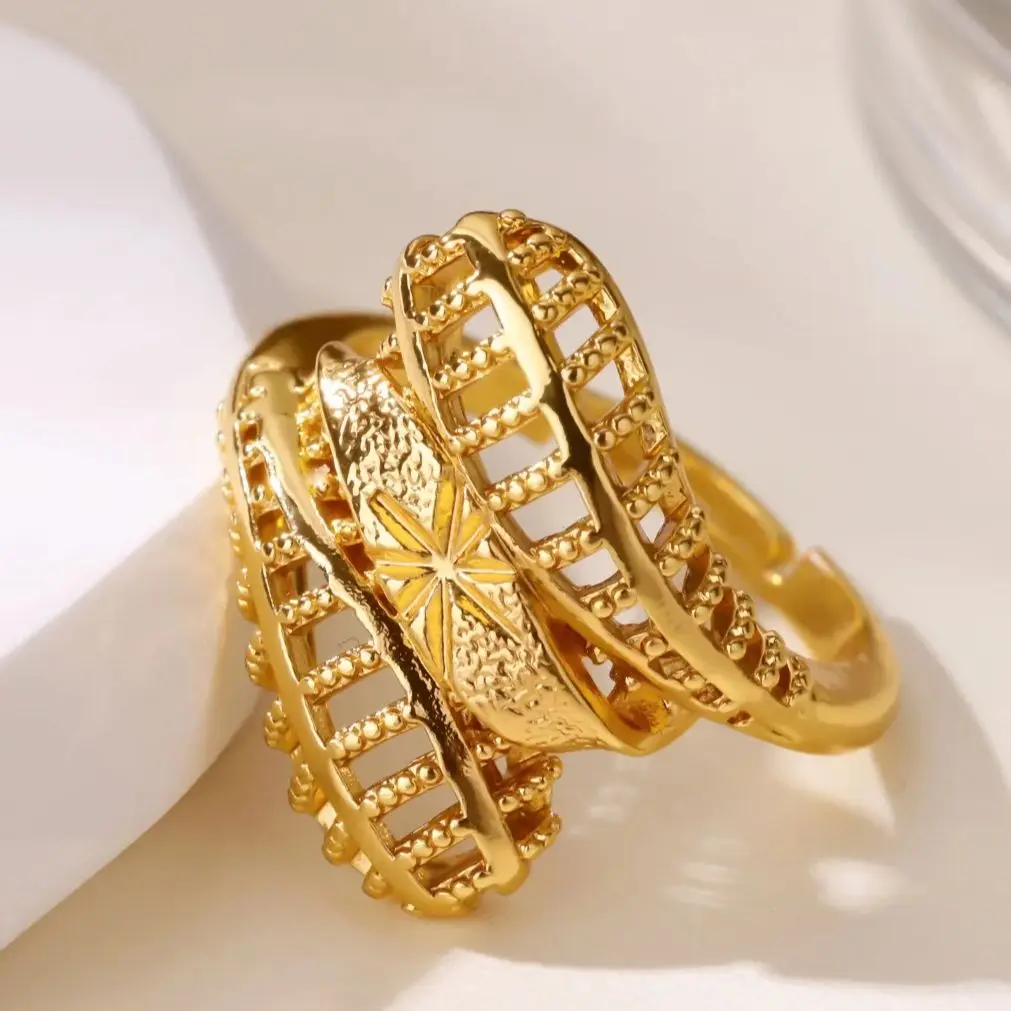 Gold Jewelry Women Hollow Geometric for Gift
