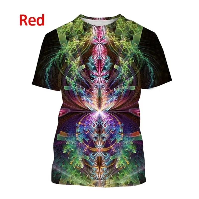 T-shirt homme imprimé 3d animal créatif style fluorescent_voghion.com