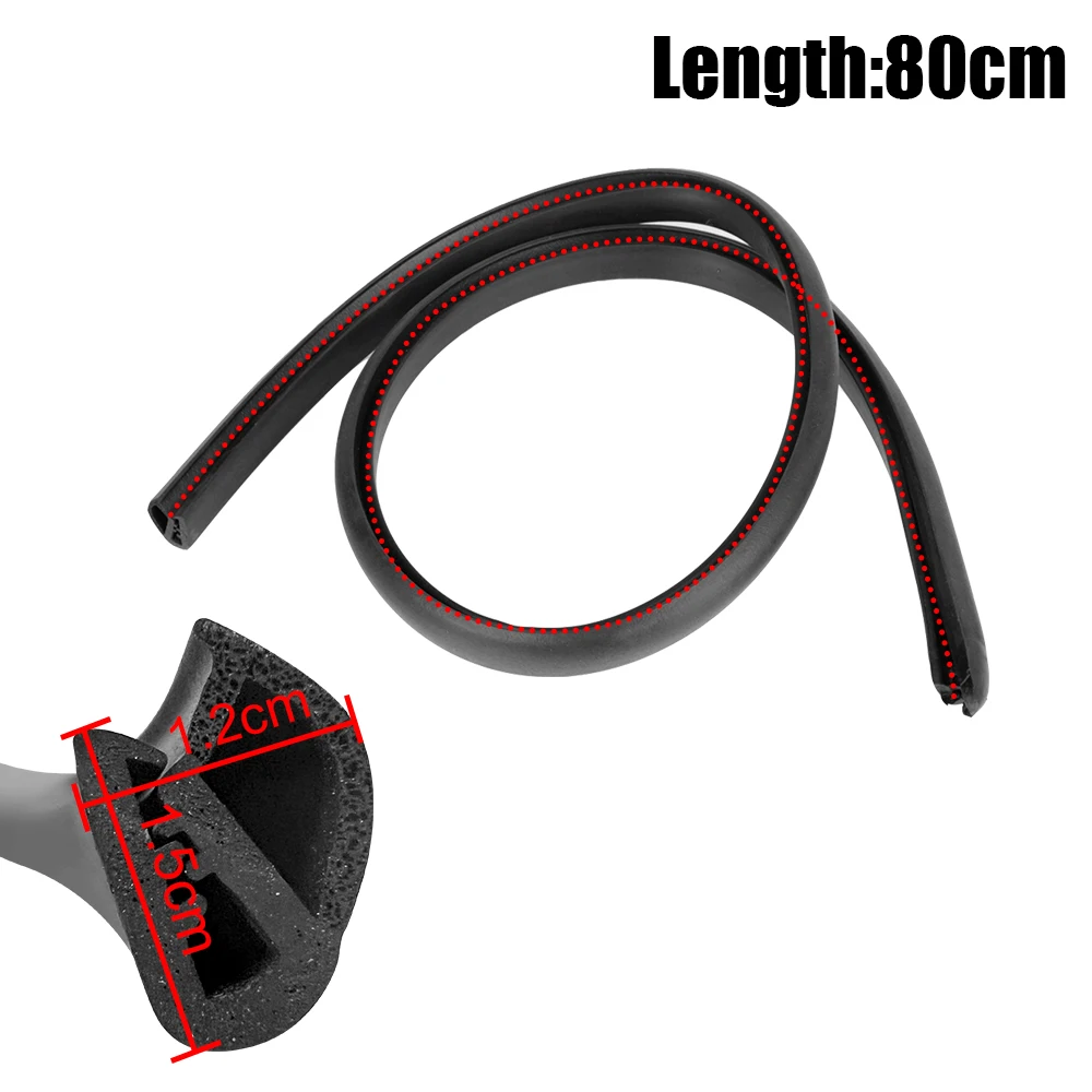 Car Door Edge Protection Weatherstrip Sealant Guards - B Pillar Rubber Insulator Strips