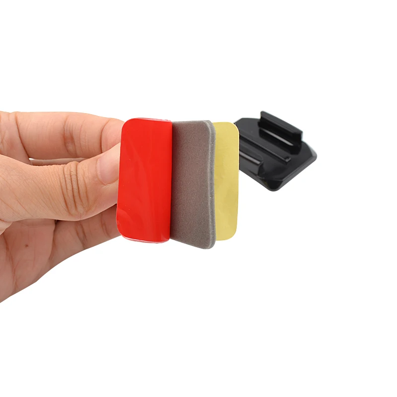 YHTSPORT Helmhalterung Set - GoPro Kompatibel Mit 3M Klebehalterungen | Action Kamera Zubehör