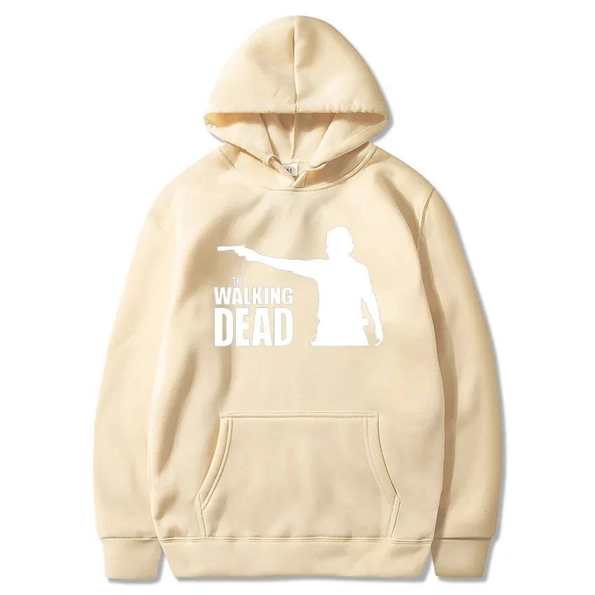 

Autumn Winter Men Hoodie TV Series The Walking Dead Print Pullover Hoody Woman Sweatshirts Unisex Streetwear Casual y2k Clothing
