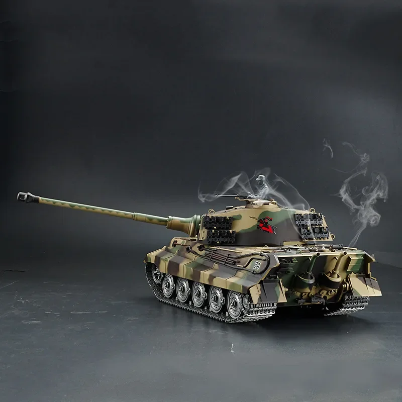 Henglong German "tiger" King (henschel) 7.0 Heavy Remote Control Tank 3888a Metal Track Road Wheel Rc Remote Control Model Toy 4