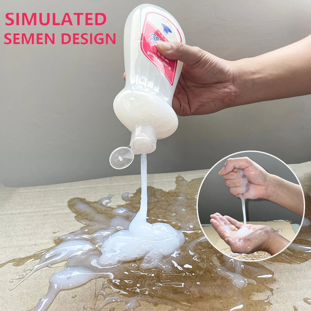 1000ML Lubricant for Men Women Sex Toys Cream Sex Viscous Lube Water Based Oil Lubricating Anal Vaginal Adult Imitation Semen sex lubricant