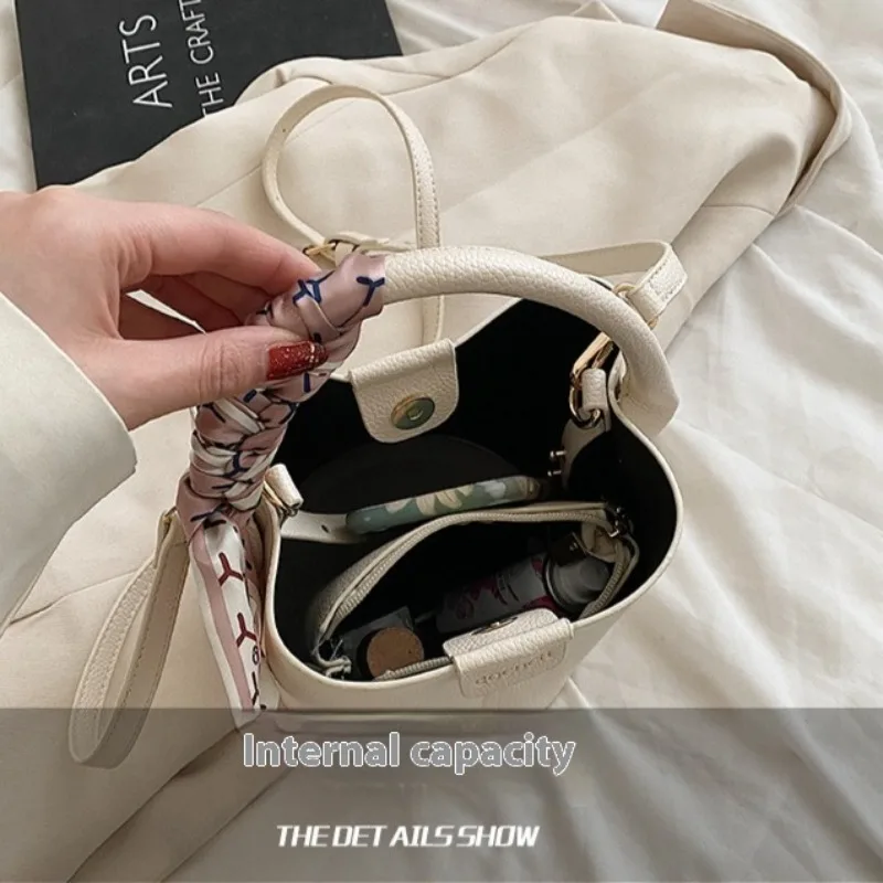 Fashion Women Crossbody Bags Shoulder Bags Luxury Brand Design Bucket Bag Ladies PU Leather Portable Hand Bags 5 Fashion Women Crossbody Bags Shoulder Bags Luxury Brand Design Bucket Bag Ladies PU Leather Portable Hand Bags - Image 5