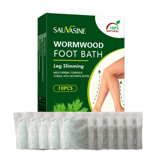 Wormwood Foot Bath Pack for improved blood circulation and reduced elephant legs body fat