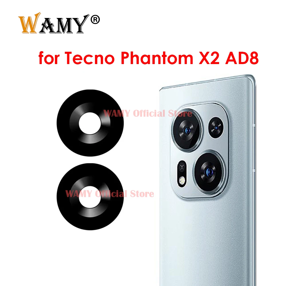 

Новинка, замена стеклянного объектива задней камеры для Tecno Phantom X2 AD8 с клейкой наклейкой