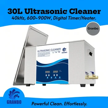 Ultrasonic Cleaner 30L 40KHz 600W–900W with Heating Timer Degas Half Wave For Engine Parts Keyboards Filters Brass Instruments 1