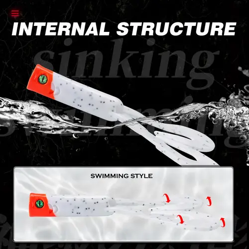 Hunthouse Twin Tail Trailer Soft Fishing Lure Silicone Spinning 145/175mm 21.7/36.7g PVC For Pike Barsch Zander Fish Accessories - Image 3