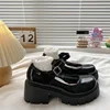 Platform Heels Mary Jane Shoes Simple Lolita Black Platform Heeled Shoes Student College Sweet Medium Heel Women Single Shoes 2