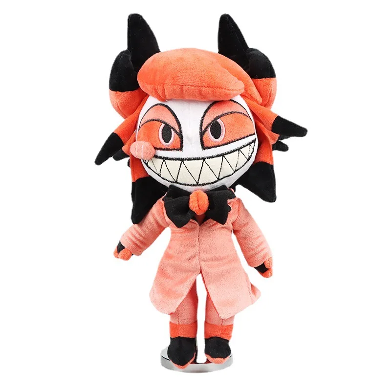 Cross-Border New 30cm Alastorplush Doll Hell Inn Alastor Cartoon Doll Plush Doll Children Toy Family Decoration Holiday Gift fur slides slippers for kids furry children fur slippers cross strap flip flops baby sandals girls women family shoes pantuflas