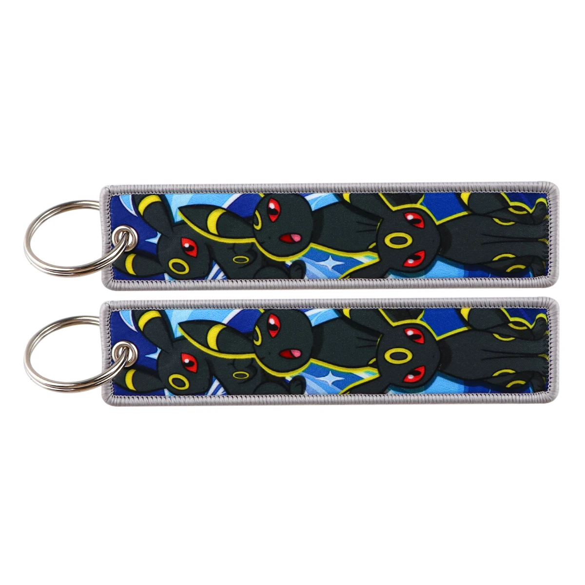 Charming Anime Cute Cartoon Embroidered Keychain | Stylish Key Holder & Accessory Gift