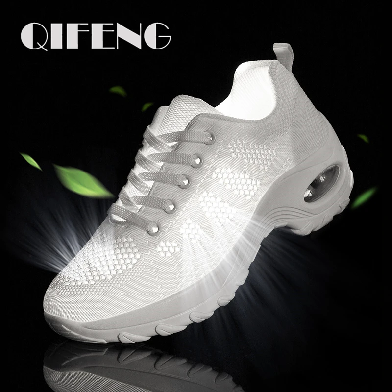 

Summer Women Casual Platform Shoes Black Sport Shoes Female Breathable Mesh Sneakers Ladies Mary Janes White Flat Shoes Loafers