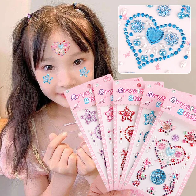 3D Gem Acrylic Crystal Stickers Kids DIY Decoration Self Adhesive Jewel  Crafts Sparkly Rhinestone Stickers Girls Gifts - AliExpress