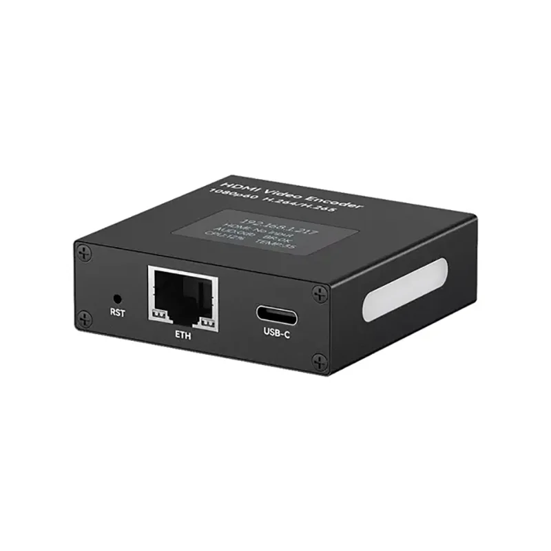 Mini ENC1 H.264 Live Streaming IPTV Encoder H265 IP SRT HLS UDP RTMPs Facebook Broadcast 2