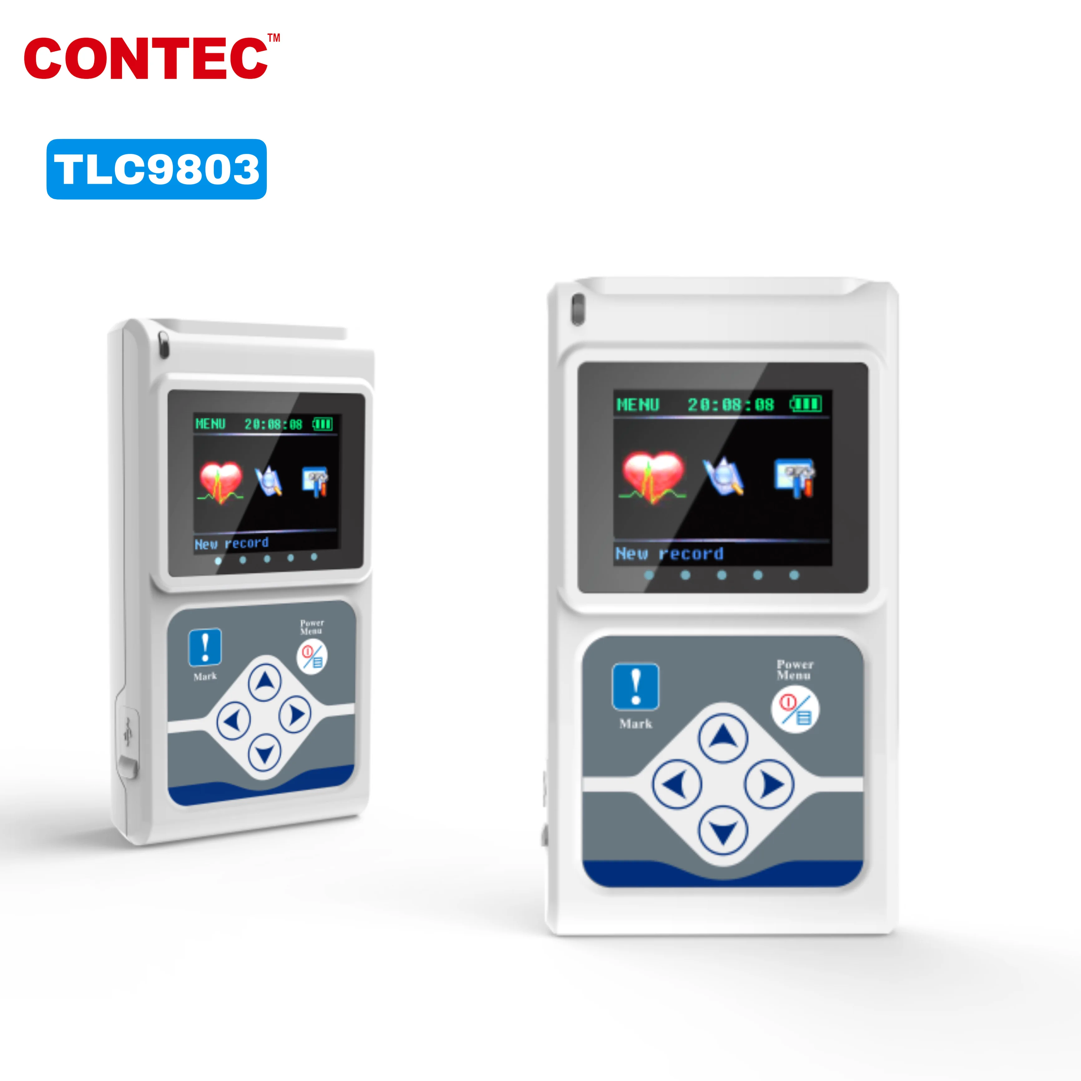 CONTEC 24H 3-Lead Dynamic ECG Holter Monitor EKG System Machine,Pacemaker Analyzer,Software(Download Onilne) TLC9803