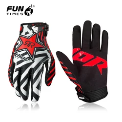 Premium Unisex Racing and Riding Gloves for Cycling and Motorcycling (WHT)