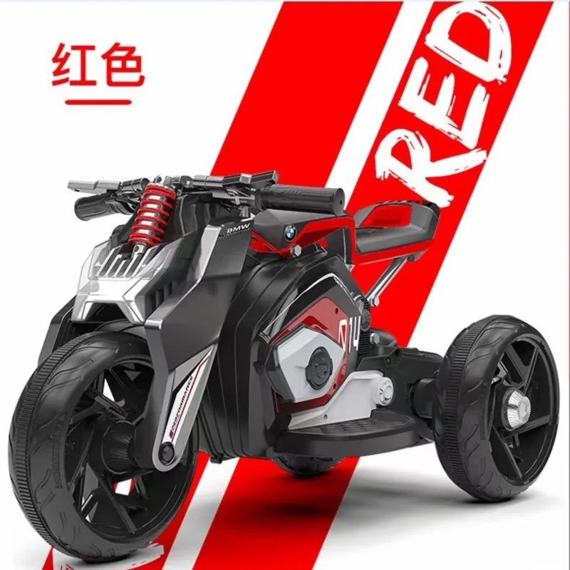 Moto &Eacute;lectrique pour Enfants Children Rechargeable Men's and Women's Babies Electric Motorcycle