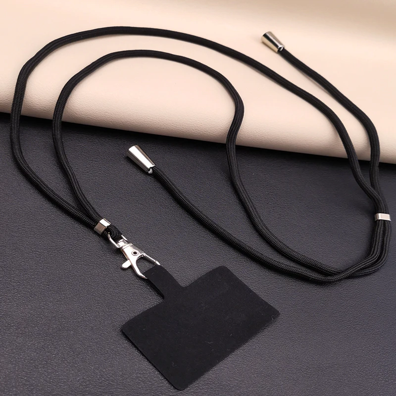 Adjustable Crossbody Phone Lanyard Necklace with Safety Clip