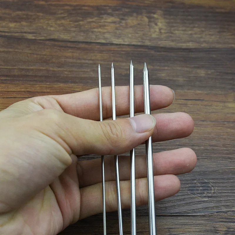 Roast duck sewing needle stainless steel sealing fork roast goose with ring string halogen duck neck needle barbecue Barbecue Skewers Barbecue Tools