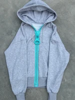 Sweat à capuche zippé oversize pour homme, style streetwear Harajuku, coupe ample unisexe, style couple, tendance mode décontractée, nouvelle collection américaine 2