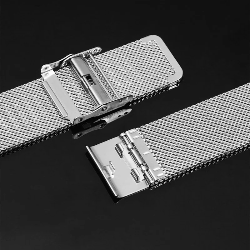 Stainless Steel Mesh Watch Strap - Enhanced Metal Bracelet