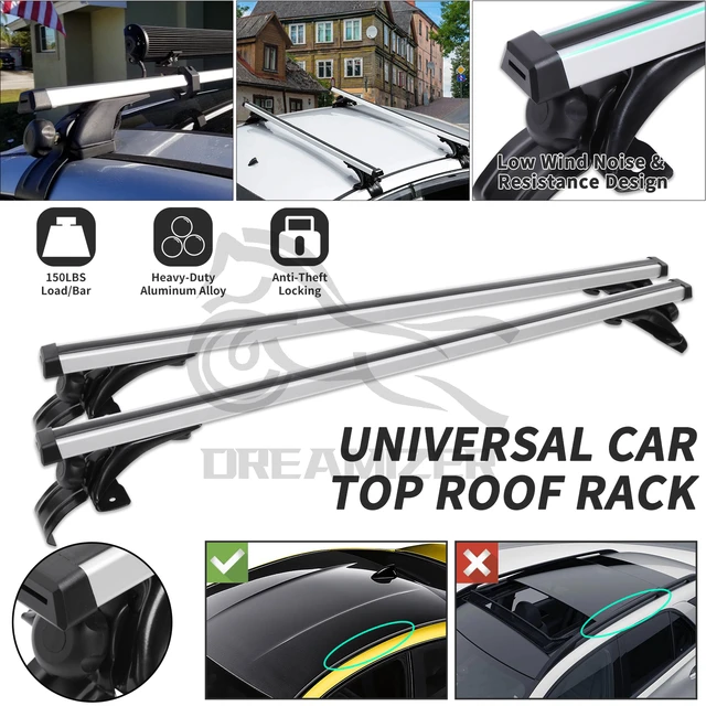 2pcs Roof Rack Crossbar For Nissan Frontier XE Extended 48 Car