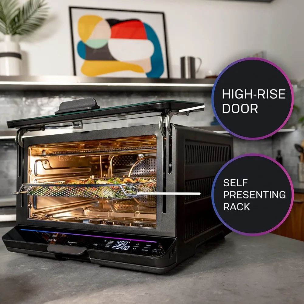 Smart Oven with No Preheat, 11-in-1 Countertop Oven including Air Fry, Warm, Toast, Broil, Roast, Pastry, Reheat, and more, 5