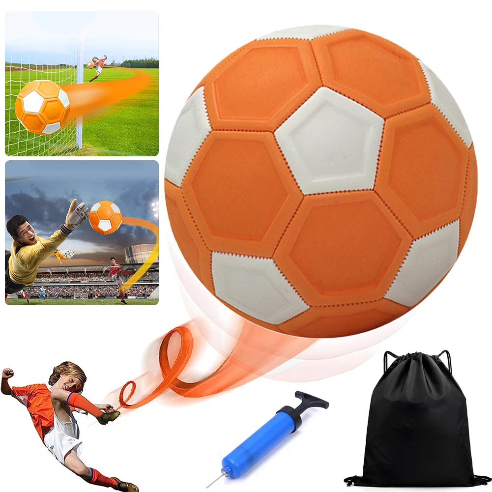 

Curve Swerve Soccer Ball High Visibility Swerve Soccer Ball Trick Shot Ball for Outdoor Competition Training Boys Girls Football