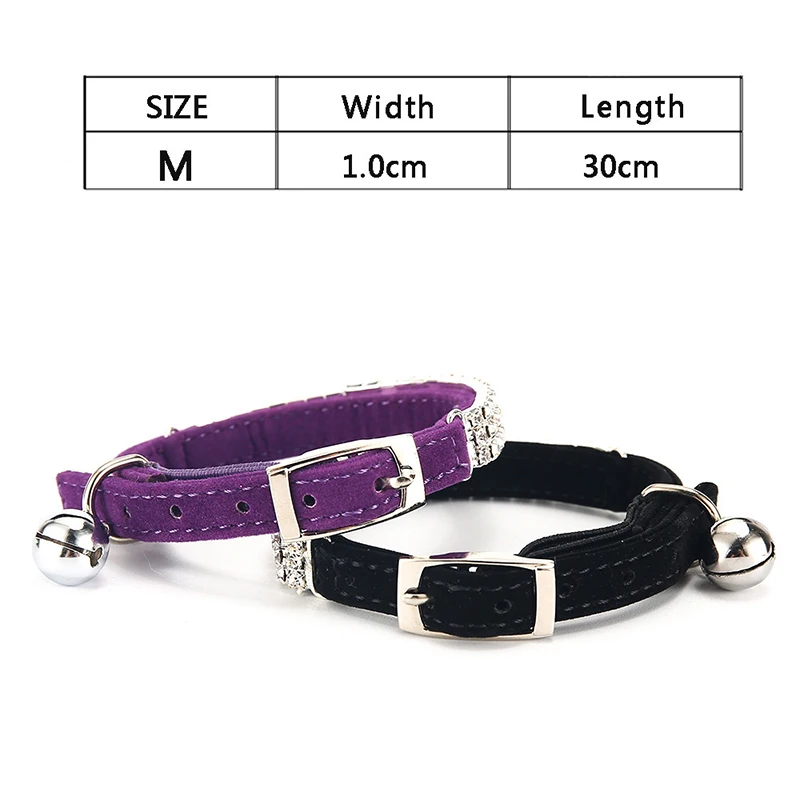 

1 Piece High Quality Pet Cat Collar Safety Buckle Buckle Plaid With Bell 8cm-25cm Adjustable Suitable Kitten Puppy Supplies